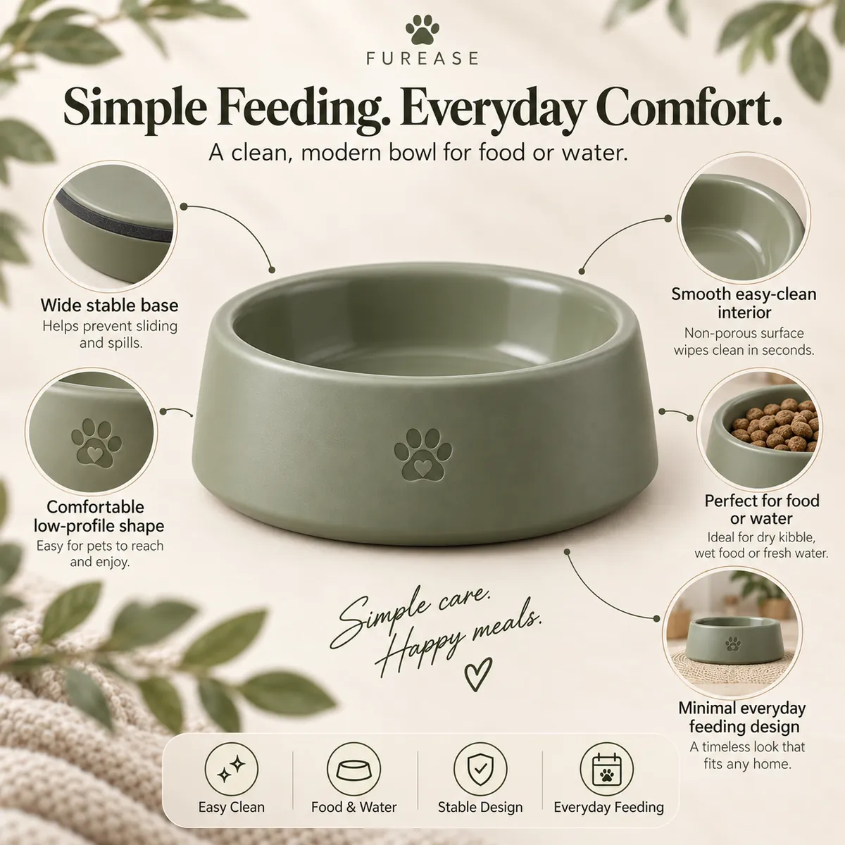 Everyday Feeding Bowl detailed infographic